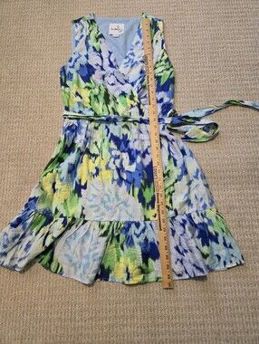 Sam Edelman Sleeveless Floral Tie-Waist Dress